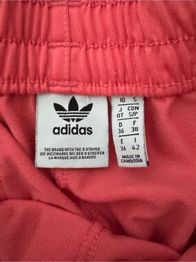 adidas women’s Coral Pink Bottoms - Elastic Waist